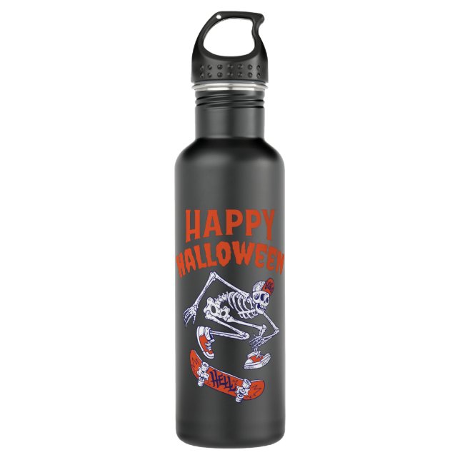 Botella De Agua Skeleton de Halloween (Anverso)