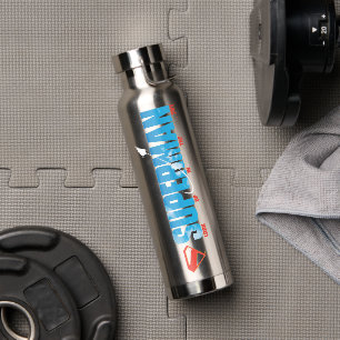 Botella De Agua Skybound Superman Silhouette