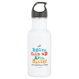 Botella De Agua ¡Skydiving interior es una ráfaga!