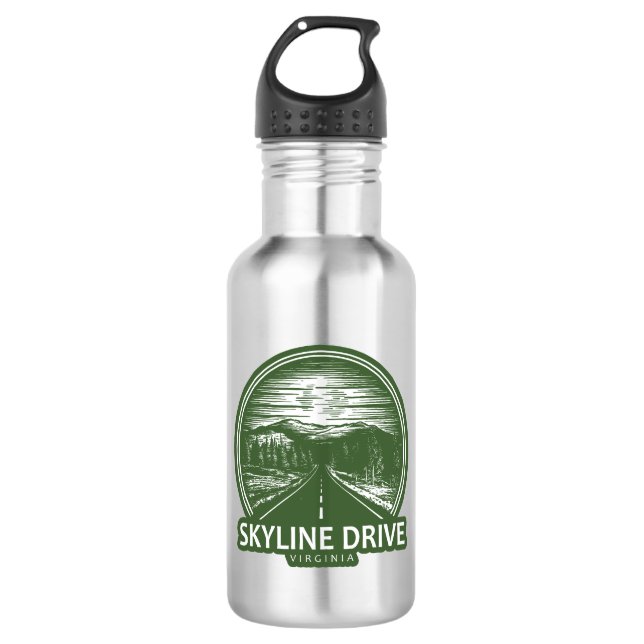 Botella De Agua Skyline Drive Virginia Forest (Anverso)