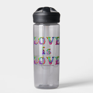 Botella De Agua SlipperyJoe el amor es amor goteando derretido din