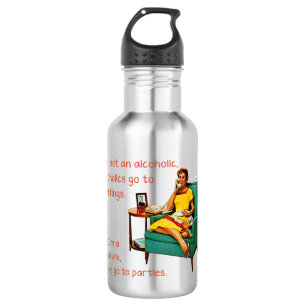 Botella De Agua SlipperyJoe socializando fiesta bebiendo fiesta vi