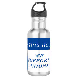 Botella De Agua Slogan de la Unión