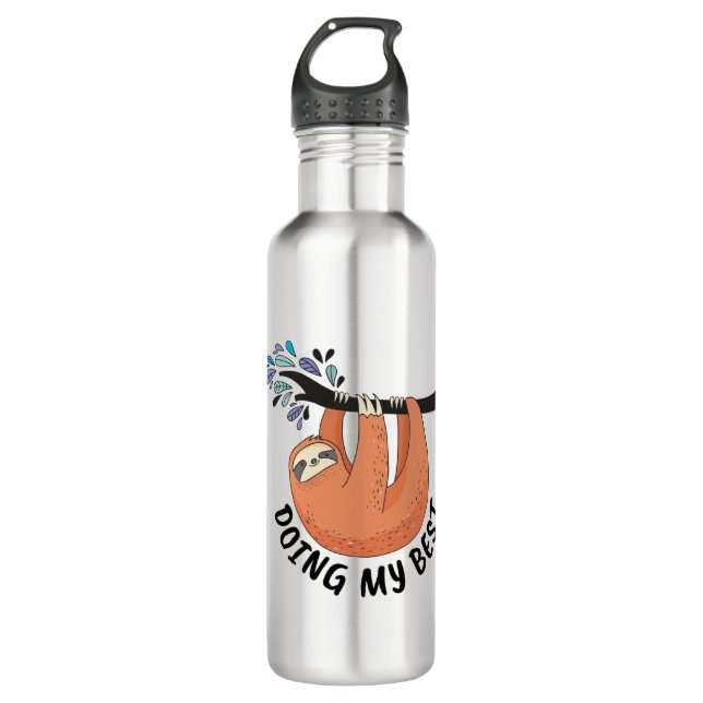 Botella De Agua Sloth Doing My Best (Anverso)