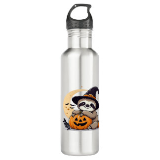 Botella De Agua Sloth Halloween Motif Cute Classic T-Shirt