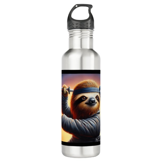 Botella De Agua Sloth Ninja (Anverso)