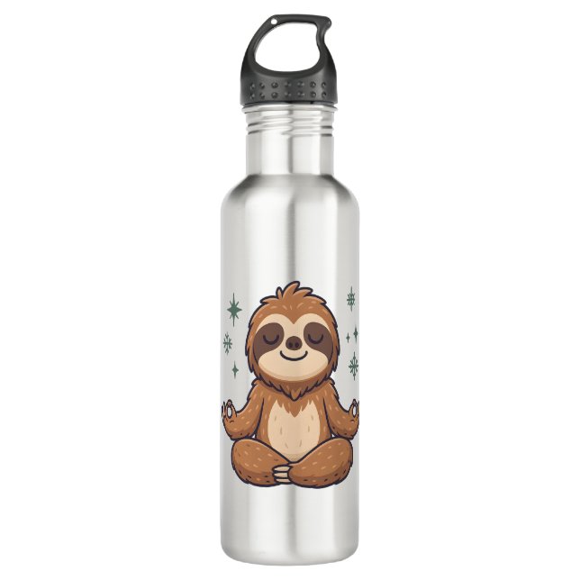 Botella De Agua Sloth Yoga Sloth (Anverso)