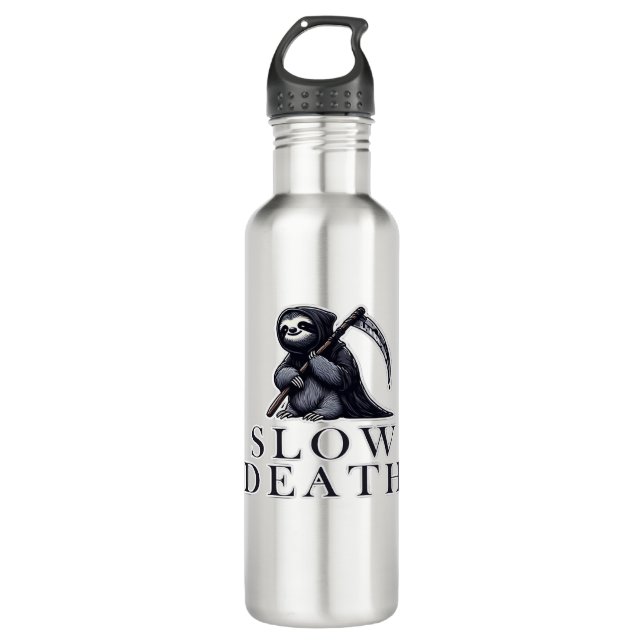 Botella De Agua Slow Death Essential T-Shirt (Anverso)