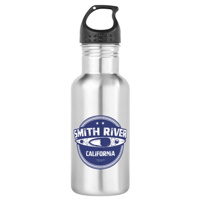Botella De Agua Smith River California Kayaking (Anverso)