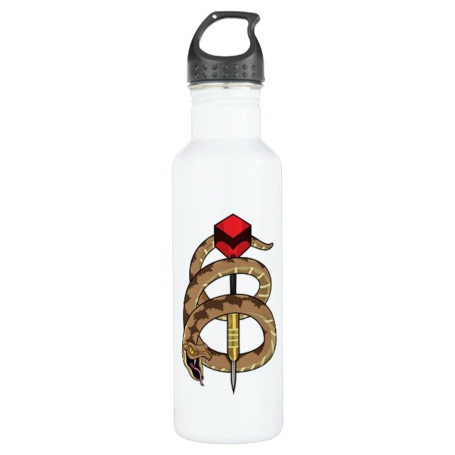 Botella De Agua Snake en Darts con Dart (Anverso)