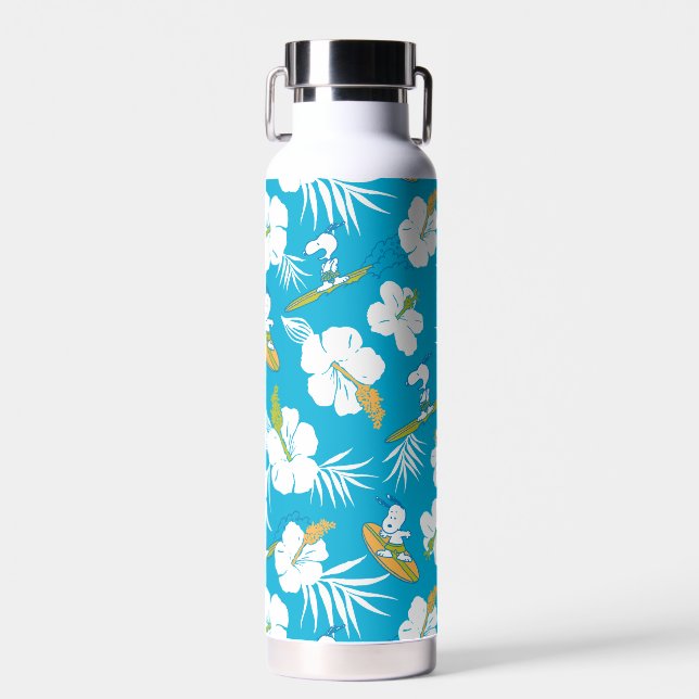 Botella De Agua Snoopy Brooklyn Beach Pattern (Delantero)