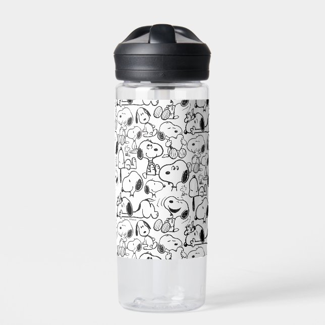Botella De Agua Snoopy Smile Giggle Lauggle Pattern (Delante)