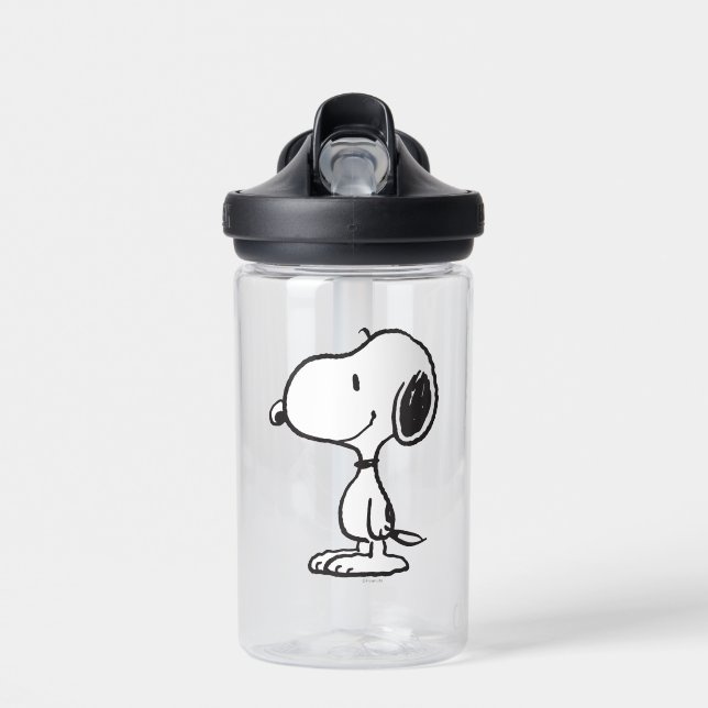 Botella De Agua Snoopy Smile Giggle Laugh (Delante)