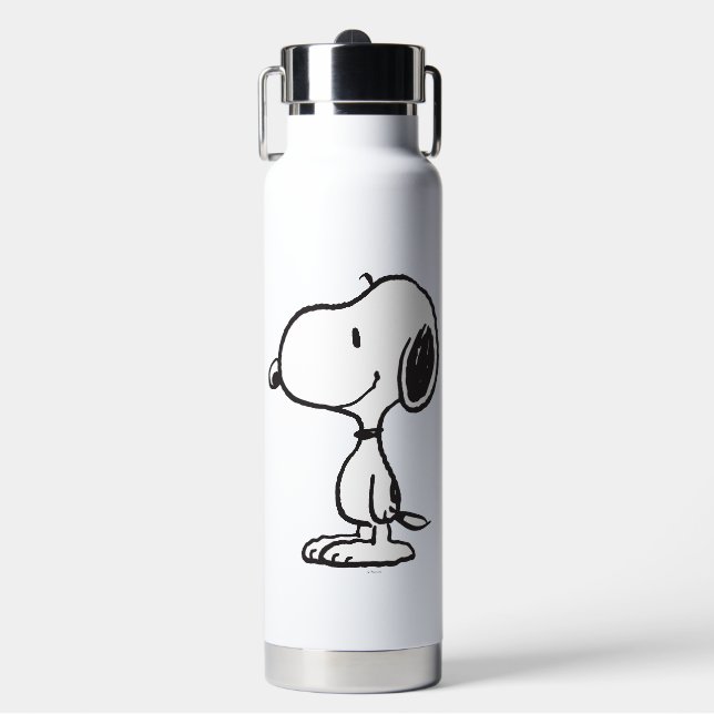 Botella De Agua Snoopy Smile Giggle Laugh (Frente)