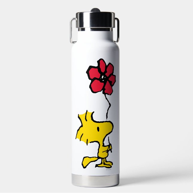 Botella De Agua Snoopy So Sweet Flower Pattern (Frente)