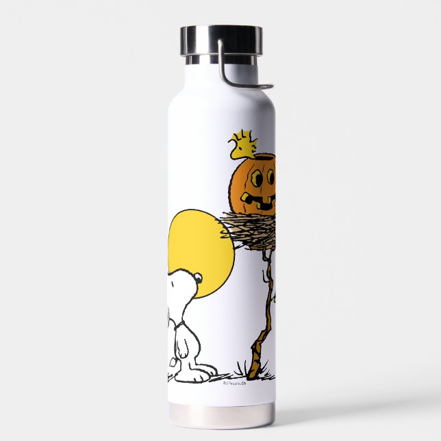 Botella De Agua Snoopy & Woodstock Nest con Jack O' Lantern (Izquierdo)