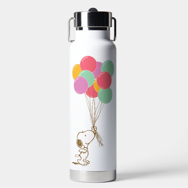Botella De Agua Snoopy y los globos (Frente)
