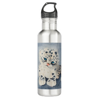Botella De Agua Snow Leopard Baby Tumbler
