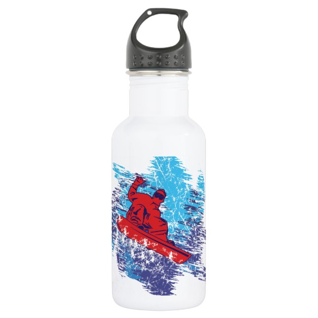 Botella De Agua Snowboarder de Guay (Anverso)