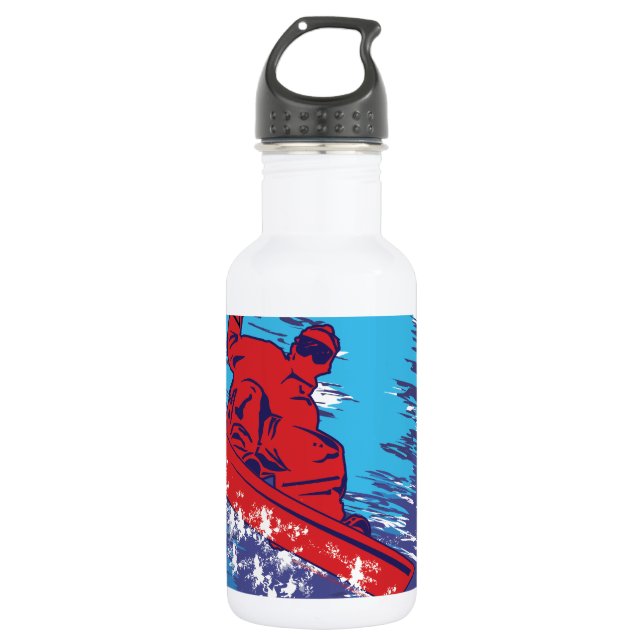 Botella De Agua Snowboarder de Guay (Anverso)