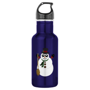Botella De Agua Snowman