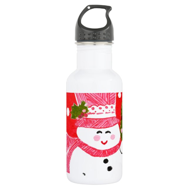 Botella De Agua Snowman (Anverso)