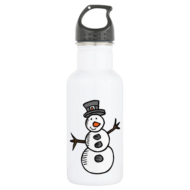 Botella De Agua Snowman (Anverso)