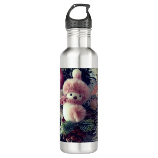 Botella De Agua Snowman Christmas Water Bottle