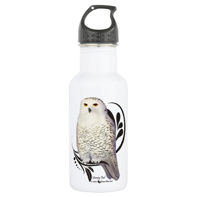 Botella De Agua Snowy Owl (Anverso)