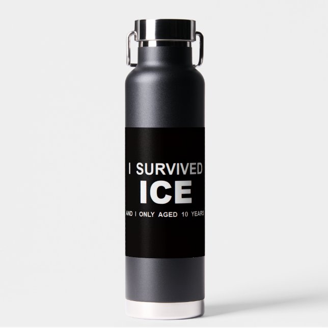 Botella De Agua Sobreviví al ICE (Delantero)