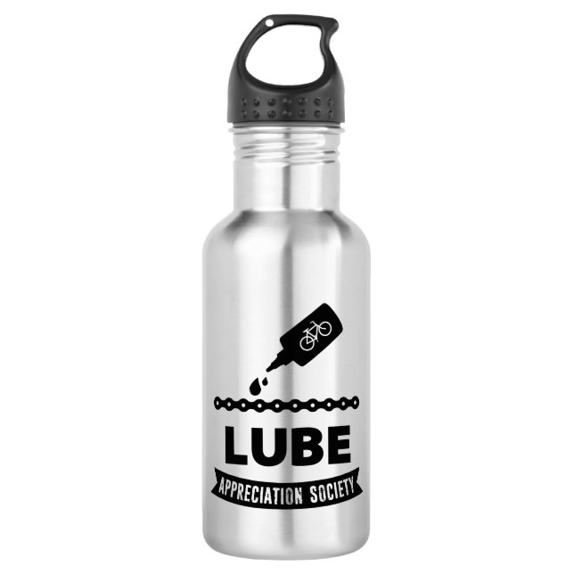 Botella De Agua Sociedad de Apreciación Lube Ciclismo (Anverso)