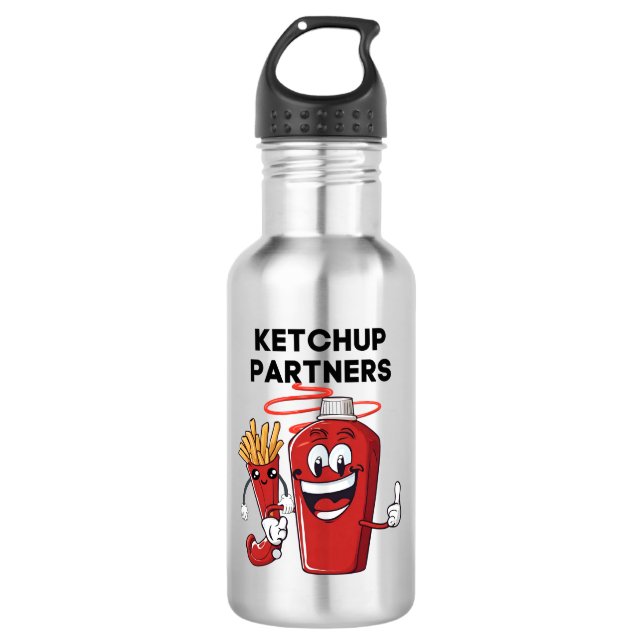 Botella De Agua Socios de Ketchup (Anverso)