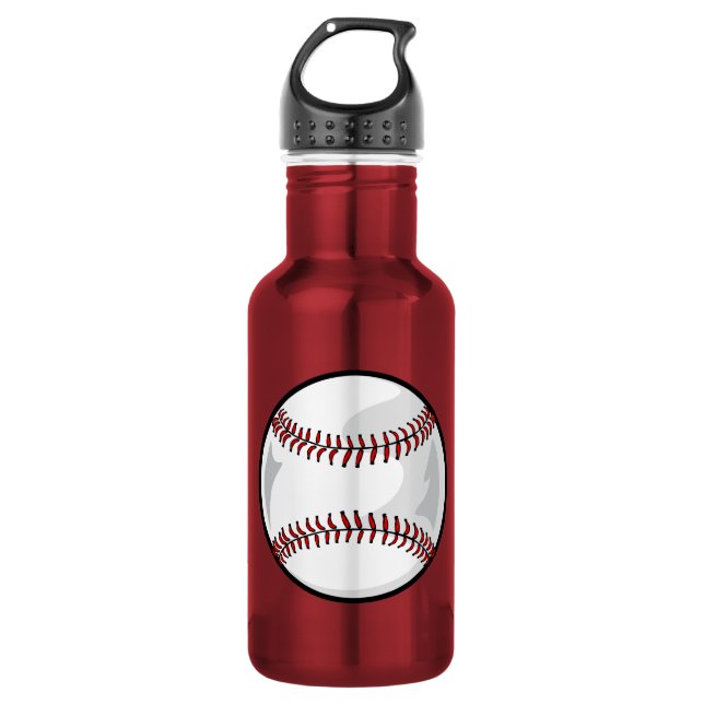 Botella De Agua Softball rosado (Anverso)