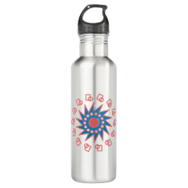 Botella De Agua Sol azul