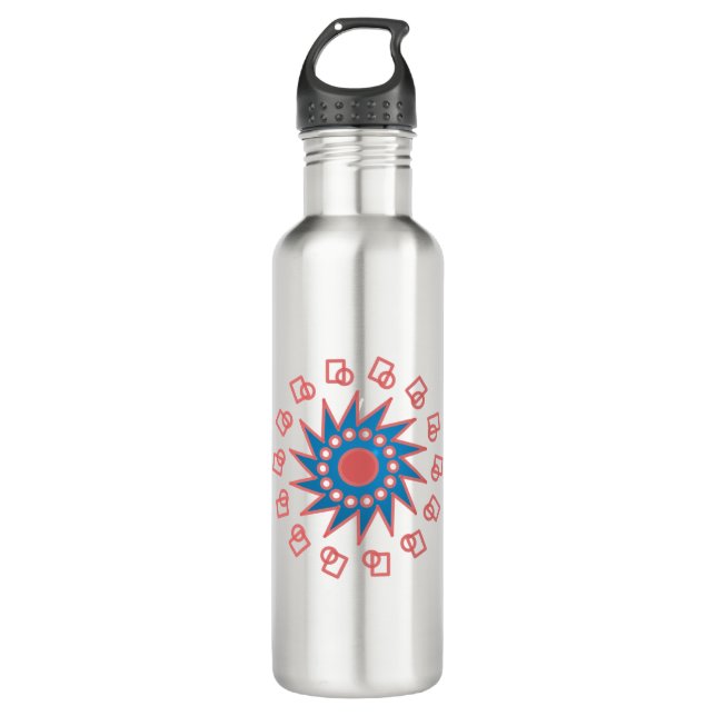 Botella De Agua Sol azul (Anverso)