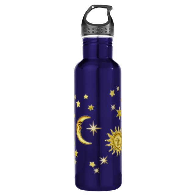 Botella De Agua Sol, luna y estrellas (Anverso)