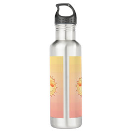 Botella De Agua Sol sonriente