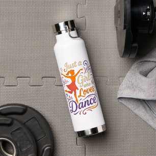 Botella De Agua Solo alguien a quien le encanta bailar bailando