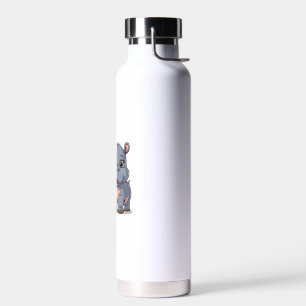Botella De Agua Solo Un Chica Que Ama A Moo Deng Baby Hippos Long
