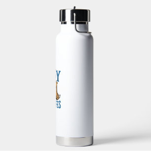 Botella De Agua Solo un chico que ama las jirafas Diseño de camise