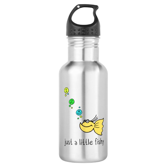 Botella De Agua Sólo un poco sospechoso (Anverso)