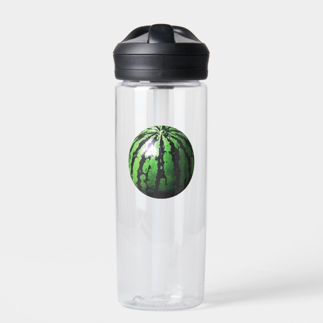 Botella De Agua sólo una sandía (transparente BGC) (Delante)