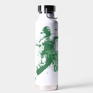 Botella De Agua Solo Vibraciones de Tenis Retro Grunge Salpicadura