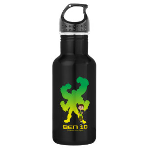 Botella De Agua Sombra de Ben 10 y Cuatro brazos