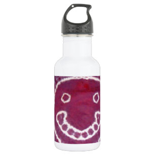 Botella De Agua Sonriente Feliz Face Tie Dye PhatDyes