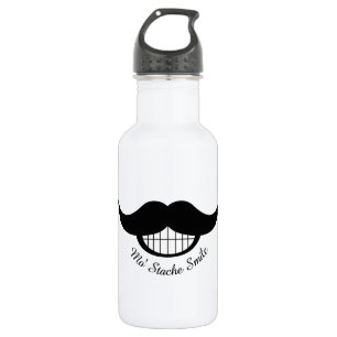 Botella De Agua Sonrisa de bigote