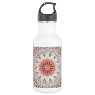 Botella De Agua Sorprendente arte fractal moderno Kaleidoscope Man