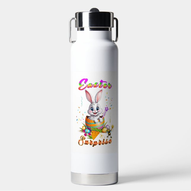Botella De Agua Sorpresa de Pascua (Frente)