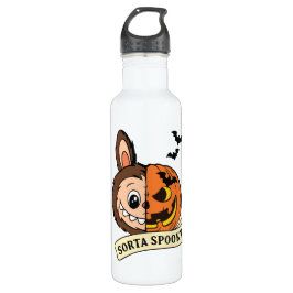 Botella De Agua Sorta Spooky Halloween Cute Labubu