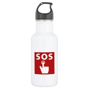 Botella De Agua SOS, Rótulo del subterráneo, Japón